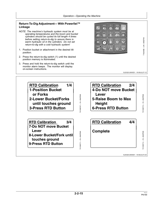 John Deere 644J Loaders Operator's Manuals (OMT229851) - Image 2