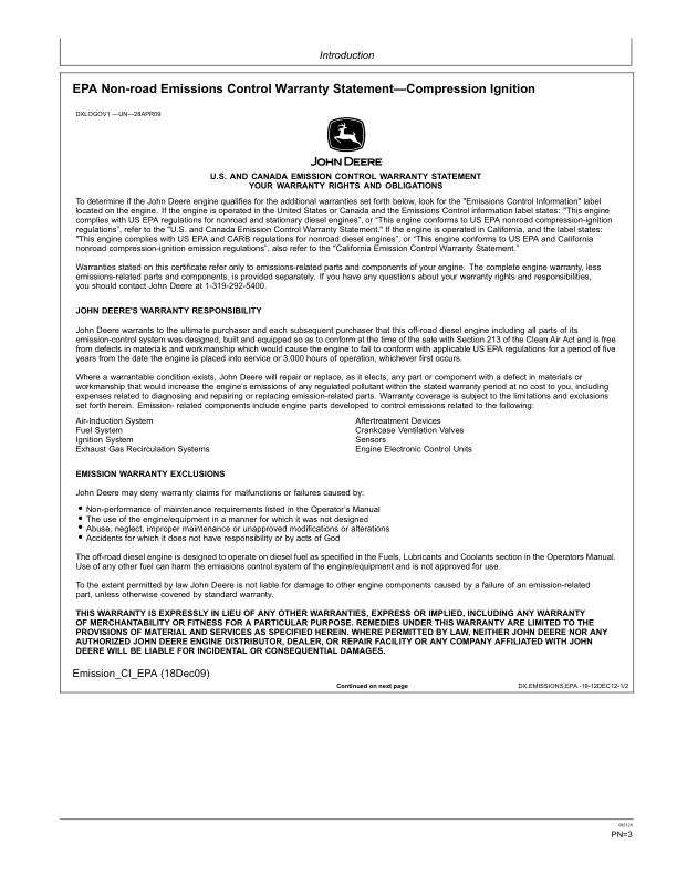 John Deere 703JH, 753JH, 759JH Tracked Harvesters Operator's Manuals (OMT231008) - Image 2