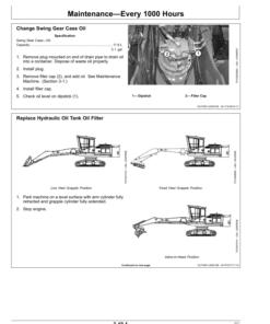 Alternative view of John Deere 2954D Loggers Operator's Manuals (OMT231395)
