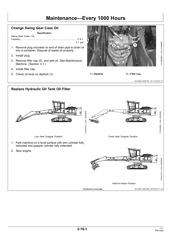 John Deere 2954D Loggers Operator's Manuals (OMT231395) - Image 2