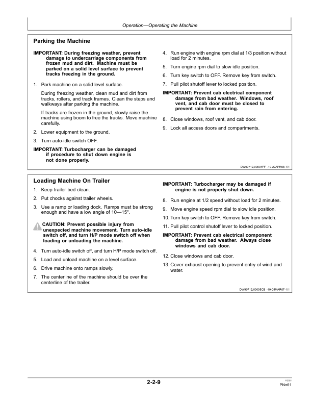 John Deere 2954D Loggers Operator's Manuals (OMT231397) - Image 3
