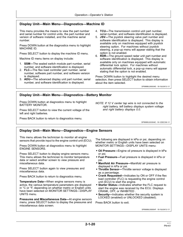 John Deere 524K Loaders Operator's Manuals (OMT231637) - Image 3