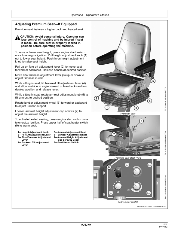 John Deere 670G, 670GP, 672G, 672GP Motor Graders Operator's Manuals (OMT237774) - Image 3