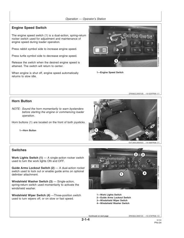 John Deere 335C, 437C Knuckleboom Loader Operator's Manuals (OMT240300) - Image 2