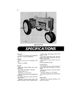 Alternative view of John Deere Model 40 Series Tractor Operator's Manual (OMT2455)