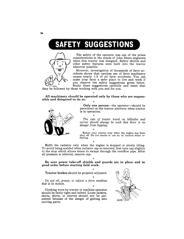 John Deere 40 Tractors Operator's Manuals (OMT2455) - Image 3