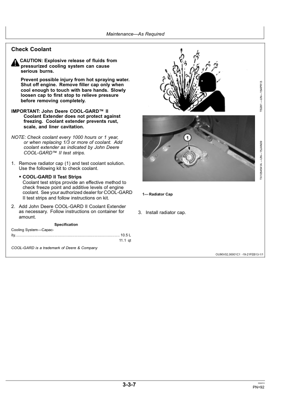John Deere 304J Loaders Operator's Manuals (OMT251434) - Image 2
