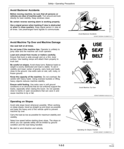 Alternative view of John Deere 329D, 333D Skid Steers Operator's Manuals (OMT253017)