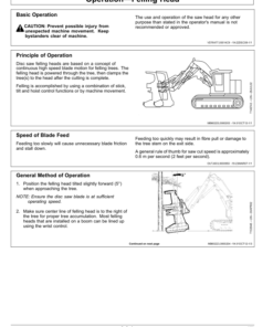 Alternative view of John Deere FR21B Felling Heads Operator's Manuals (OMT260115)