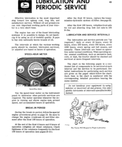 Alternative view of John Deere 1020, 2020 Tractors Operator's Manuals (OMT26335)