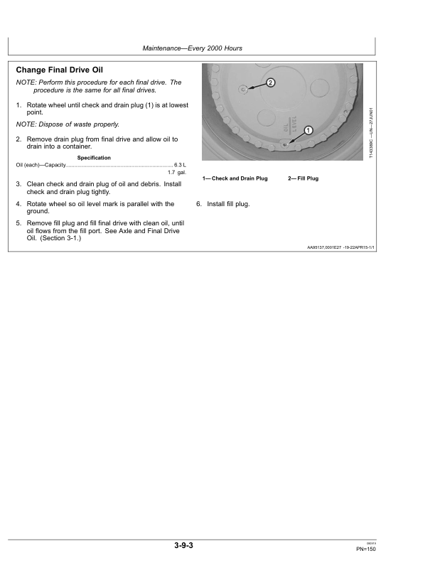 John Deere 350D SERIES II, 400D SERIES II Articulated Dump Trucks Operator's Manuals (OMT263511) - Image 2