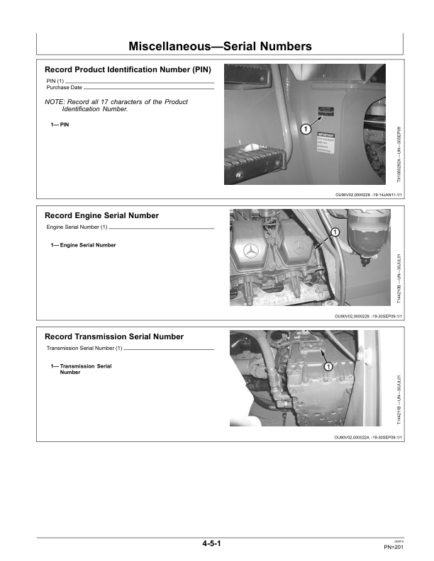 John Deere 350D SERIES II, 400D SERIES II Articulated Dump Trucks Operator's Manuals (OMT263511) - Image 3