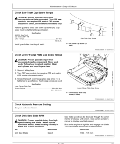 Alternative view of John Deere FD55 Felling Heads Operator's Manuals (OMT265884)