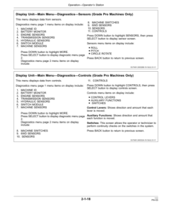 Alternative view of John Deere 770G, 772G, 770GP, 772GP Motor Graders Operator's Manuals (OMT278207)