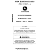 John Deere 410K Backhoe Loaders Operator's Manuals (OMT281952)