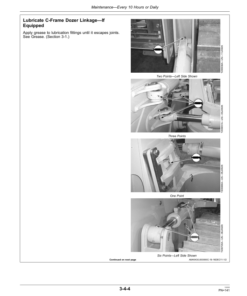 Alternative view of John Deere 850K Crawler Dozers Operator's Manuals (OMT284161)