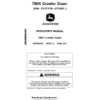 John Deere 700K Crawler Dozers Operator's Manuals (OMT288306)