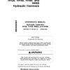 John Deere HH20, HH40, HH60, HH80 Attachments Operator's Manuals (OMT292171)