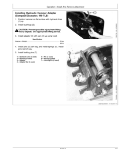 Alternative view of John Deere HH20, HH40, HH60, HH80 Attachments Operator's Manuals (OMT292171)