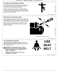 Alternative view of John Deere 470GLC Excavators Operator's Manuals (OMT293261)