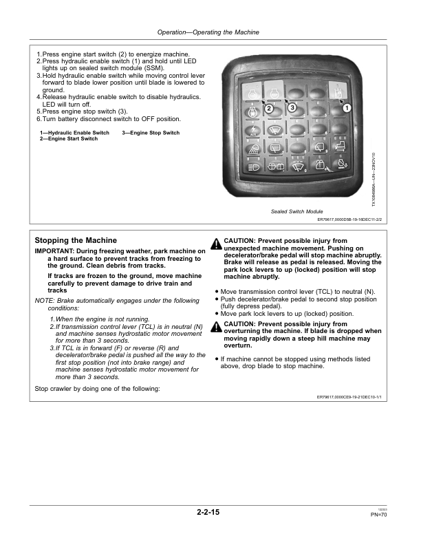 John Deere 750K Crawler Dozers Operator's Manuals (OMT298956) - Image 2