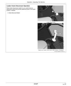 Alternative view of John Deere 710K Backhoe Loaders Operator's Manuals (OMT304357)