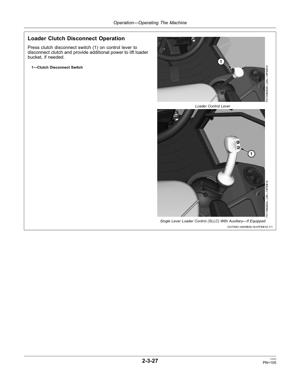 John Deere 710K Backhoe Loaders Operator's Manuals (OMT304357) - Image 2