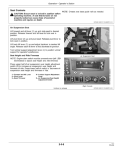 Alternative view of John Deere 315SK Backhoe Loaders Operator's Manuals (OMT305682)