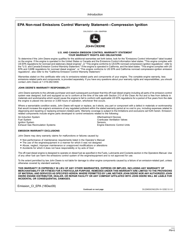 John Deere 310SK Backhoe Loaders Operator's Manuals (OMT305690) - Image 2