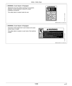 Alternative view of John Deere 410K Backhoe Loaders Operator's Manuals (OMT305693)