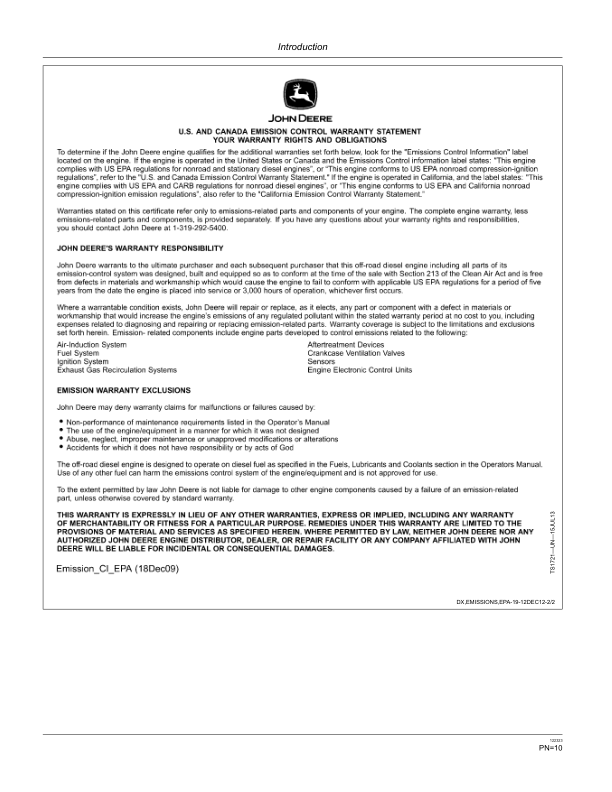 John Deere 160GLC, 180GLC Excavators Operator's Manuals (OMT306200) - Image 2