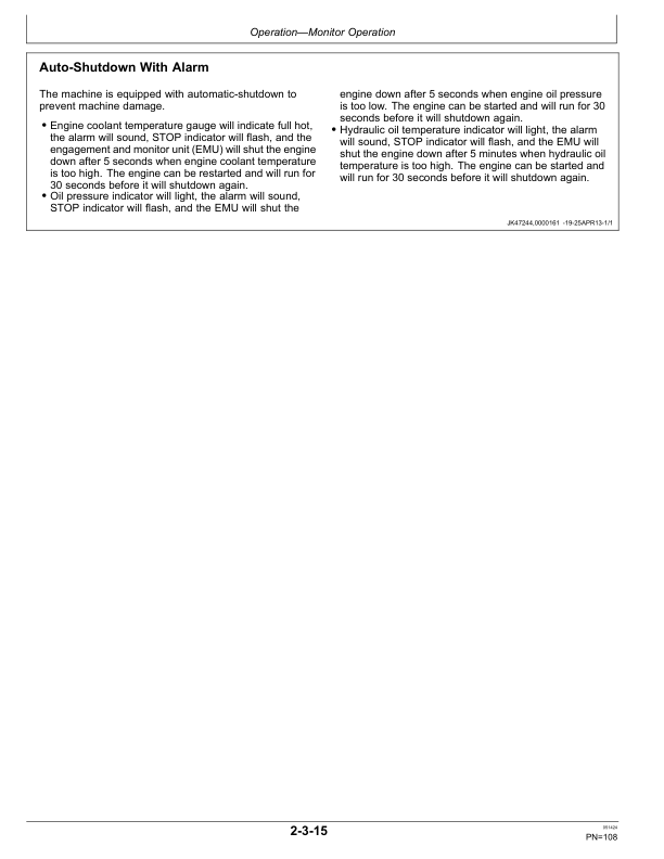 John Deere 329E, 333E Skid Steers Operator's Manuals (OMT306304) - Image 2