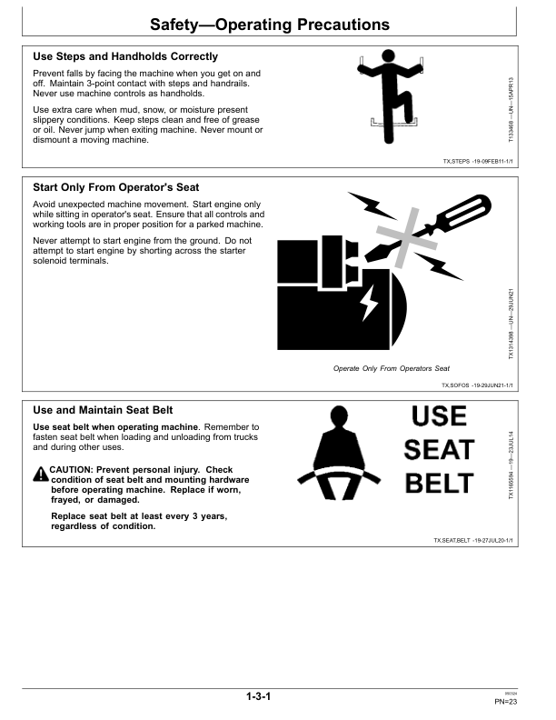 John Deere 319E, 323E Skid Steers Operator's Manuals (OMT306351) - Image 2