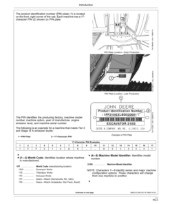 Alternative view of John Deere 210G, 210GLC Excavators Operator's Manuals (OMT308593)