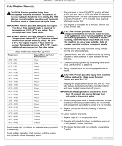 Alternative view of John Deere 130G Excavators Operator's Manuals (OMT308597)