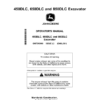John Deere 450DLC, 650DLC, 850DLC Excavators Operator's Manuals (OMT310998)