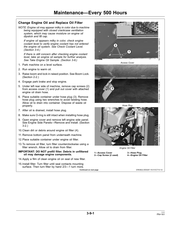 John Deere 319E, 323E Compact Track Loaders Operator's Manuals (OMT312544) - Image 3