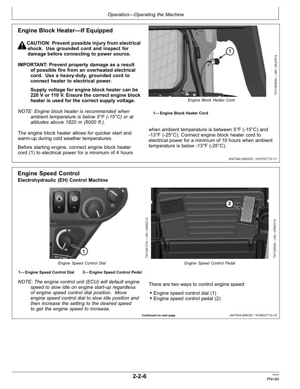 John Deere 318E, 320E, 324E Skid Steers Operator's Manuals (OMT312630) - Image 2