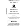 John Deere 1050K Crawler Dozers Operator's Manuals (OMT312939X19)