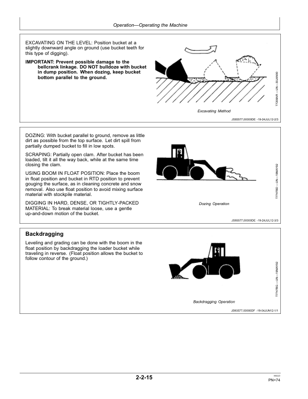 John Deere WL56 Loaders Operator's Manuals (OMT314168) - Image 3
