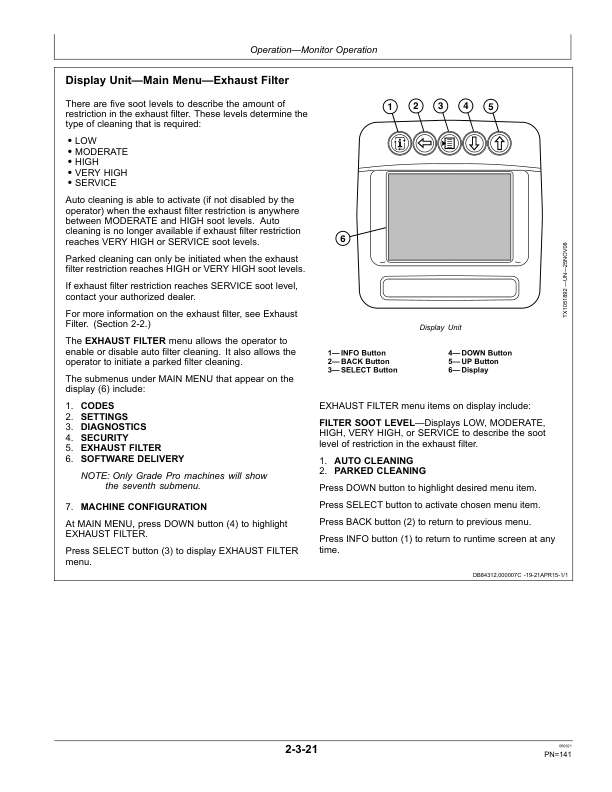 John Deere 670G, 670GP, 672G, 672GP Motor Graders Operator's Manuals (OMT314823) - Image 4