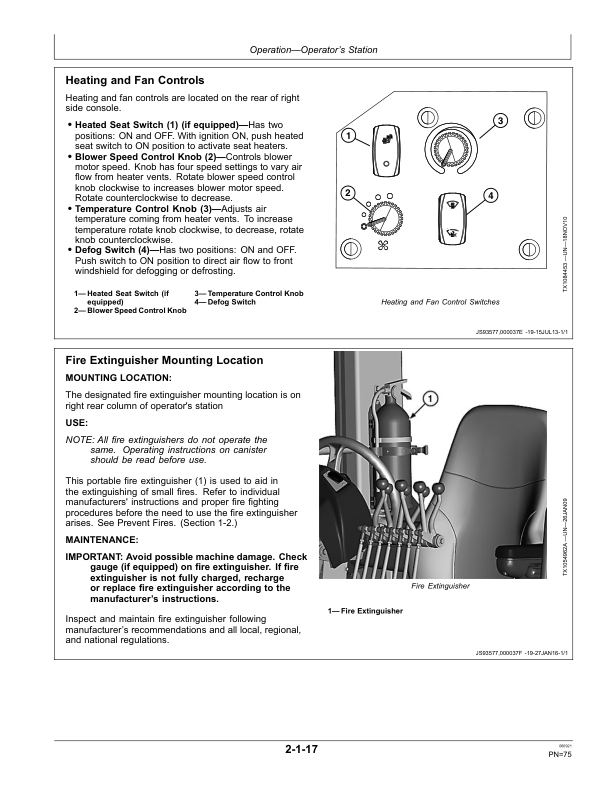 John Deere 870G, 870GP, 872G, 872GP Motor Graders Operator's Manuals (OMT314826) - Image 3