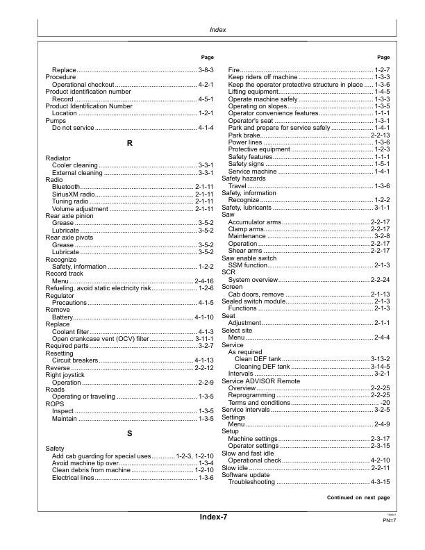 John Deere 643L, 843L Wheeled Feller Bunchers Operator's Manuals (OMT317600X19) - Image 4