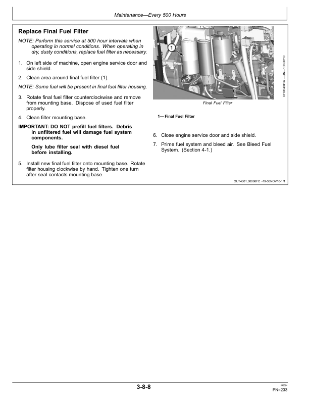 John Deere 644K Loaders Operator's Manuals (OMT317763) - Image 4