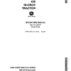 John Deere 420 Tractors Operator's Manuals (OMT32756)