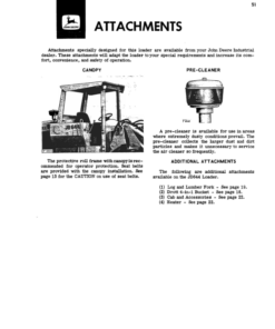 Alternative view of John Deere 644 Loaders Operator's Manuals (OMT32952)