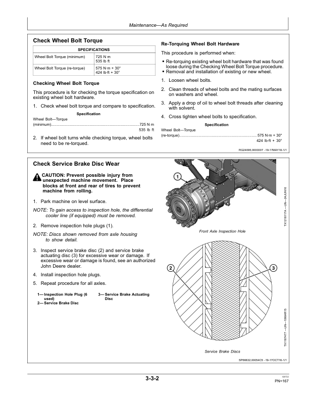John Deere 260E, 310E Articulated Dump Trucks Operator's Manuals (OMT329817X19) - Image 3