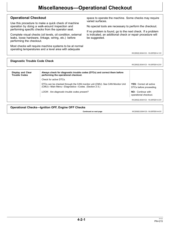 John Deere 370E, 410E, 460E Articulated Dump Trucks Operator's Manuals (OMT331714X19) - Image 3