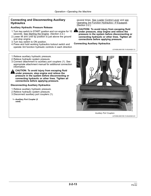 John Deere 204K, 304K Loaders Operator's Manuals (OMT333031) - Image 3