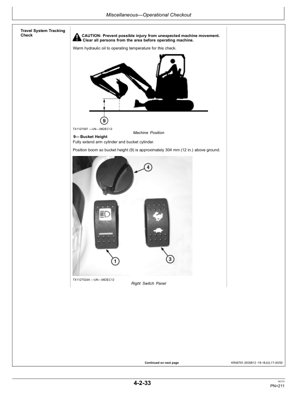 John Deere 50G Excavators Operator's Manuals (OMT333114) - Image 2